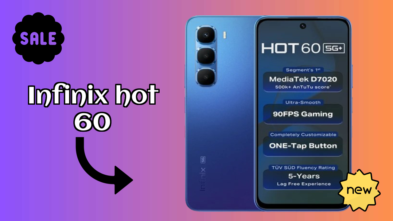 Infinix Hot 60 at ₹10,570 - Best Deal Available