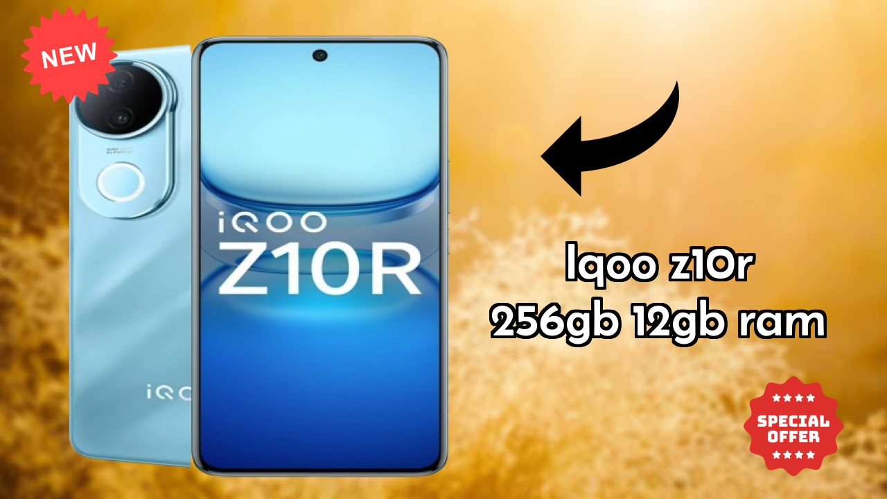 IQOO Z10R 256GB 12GB RAM 2026: Camera and Long Life Bettry With Diifertnt Co