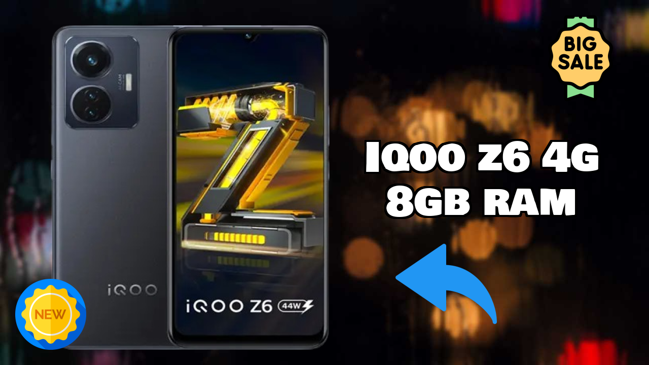 IQOO Z6 4G 8GB RAM Display Technology: AMOLED Quality