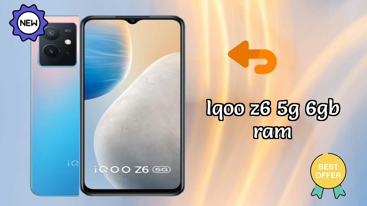 IQOO Z6 5G 6GB RAM Display Size: 6.58 Inches (16.71 Cm) Screen Review