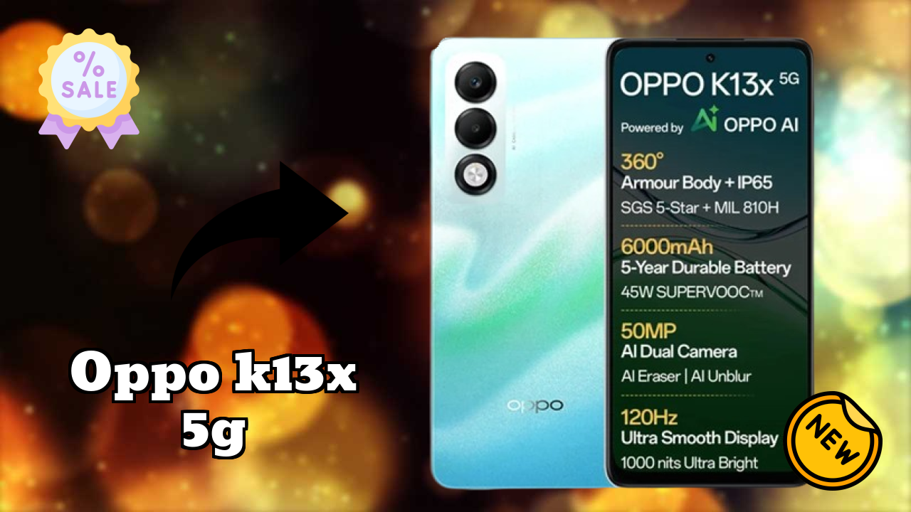 OPPO K13x 5G Battery Life: 6000 MAh How Long Lasts
