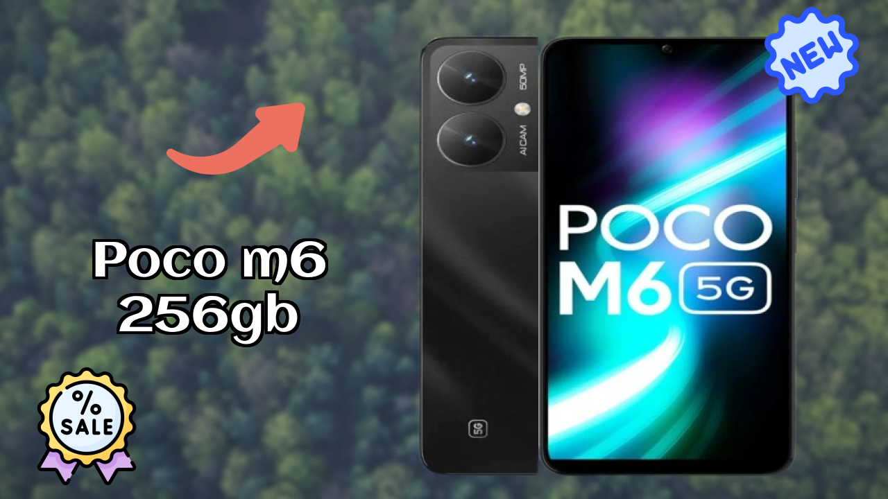 POCO M6 256GB Display Size: 6.74 Inches (17.12 Cm) Screen Review