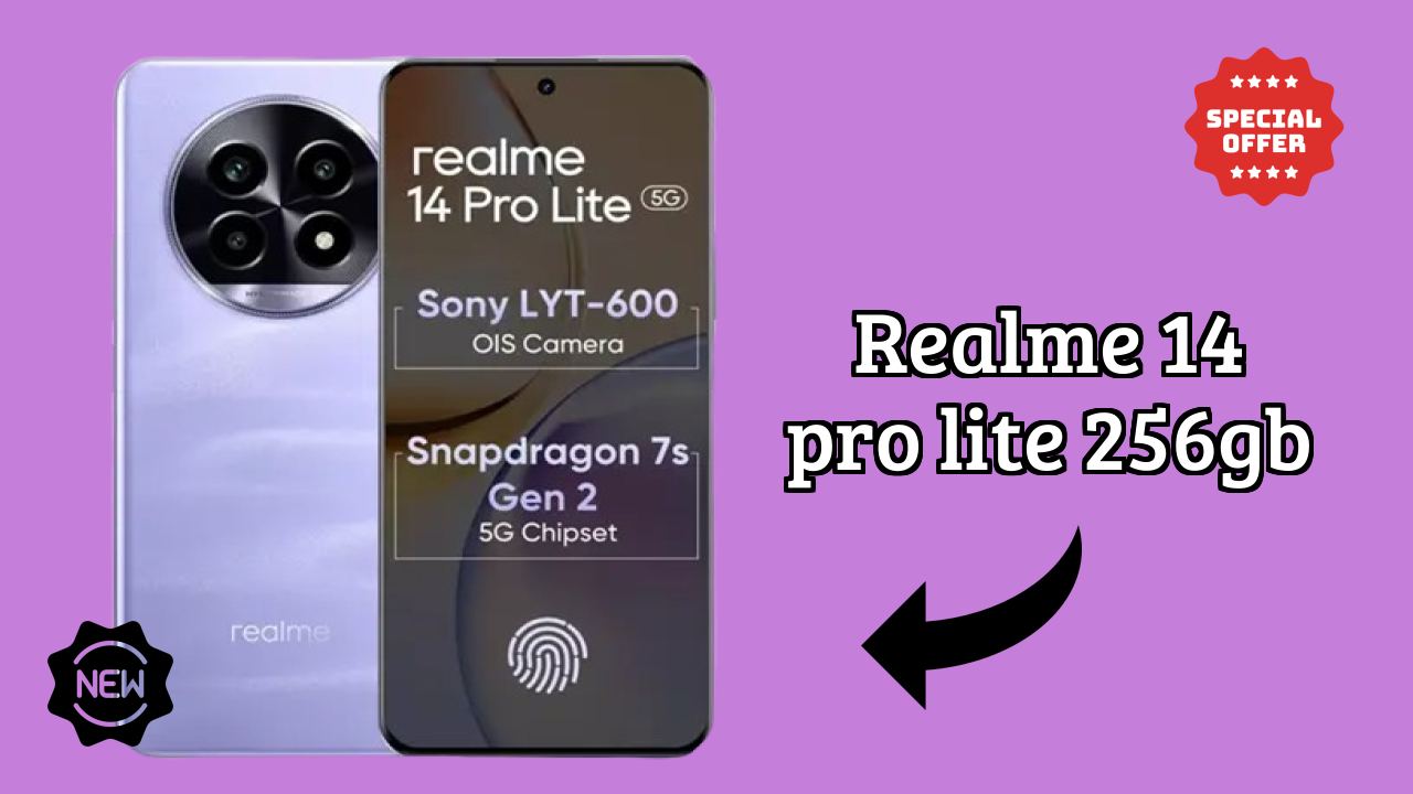 Realme Realme 14 Pro Lite 256GB - Best Camera Phone Under ₹23,999