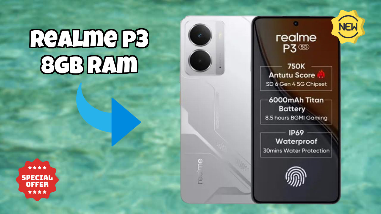 Realme P3 8GB RAM Gaming Test: Snapdragon 6 Gen 4 FPS Performance