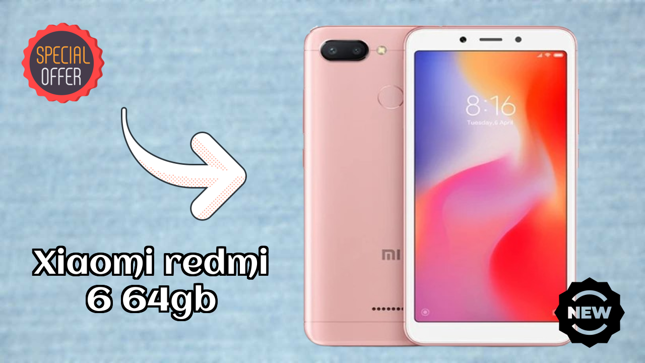 Xiaomi Redmi 6 64GB Battery Life: 3000 MAh Charging Speed