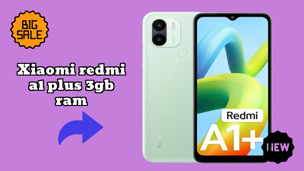 Xiaomi Redmi A1 Plus 3GB RAM Display Size: 6.52 Inches (16.56 Cm) Screen Review
